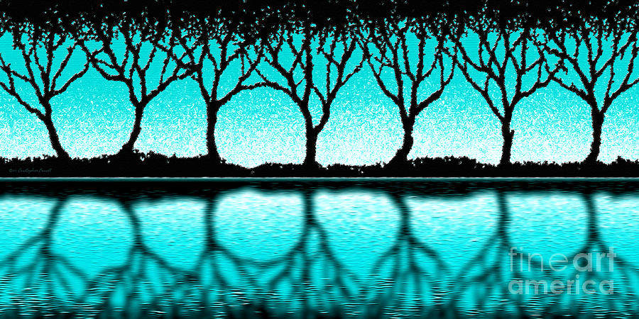 The Seven Trees Digital Art by Cristophers Dream Artistry