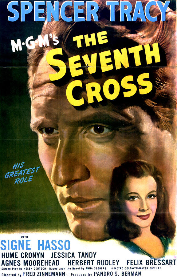 Movie Photograph - The Seventh Cross, Spencer Tracy, Signe by Everett