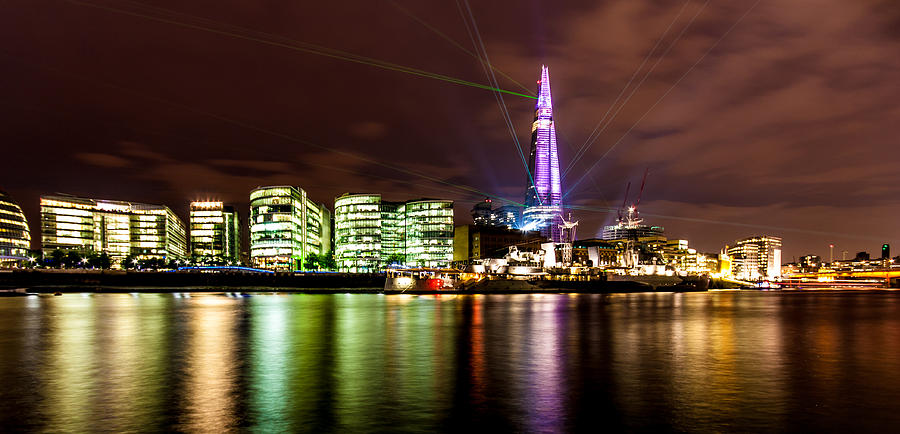 The Shard Lasers Photograph by Dawn OConnor