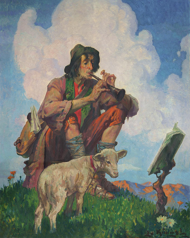 The Shepherds Serenade Painting by Lu Kimmel