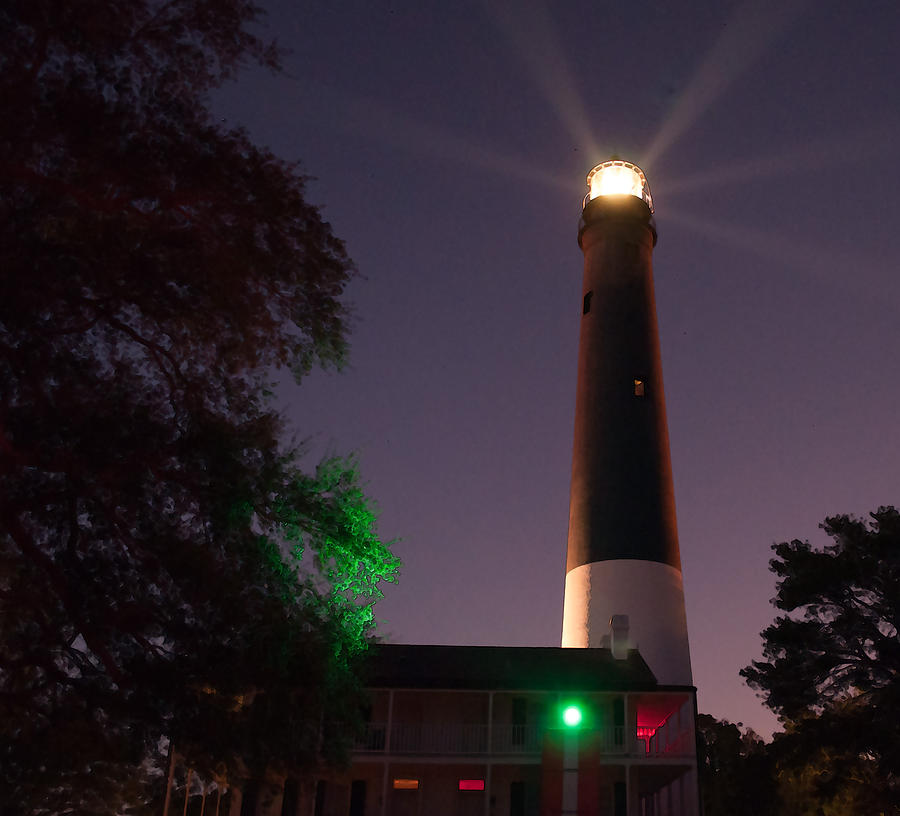 The Shining Light Of Pensacola Photograph by Drew Green