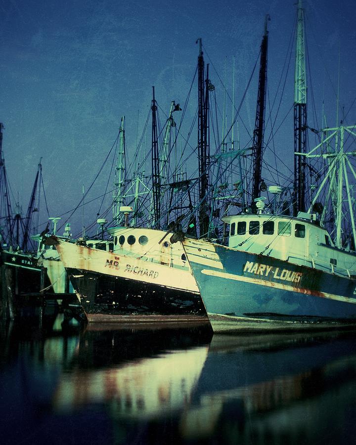 The Shrimp boats are Coming to Texas Tonight Photograph by Garry McMichael