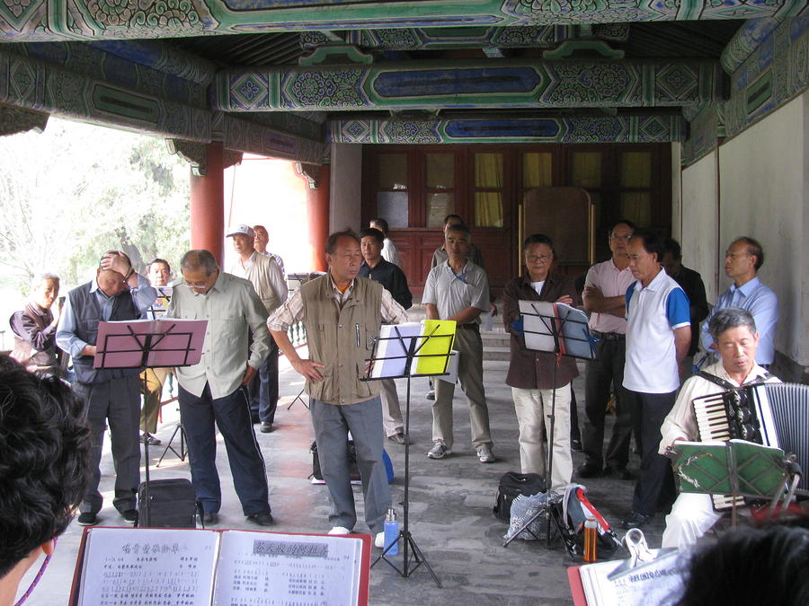 The Singing Men Photograph by Alfred Ng