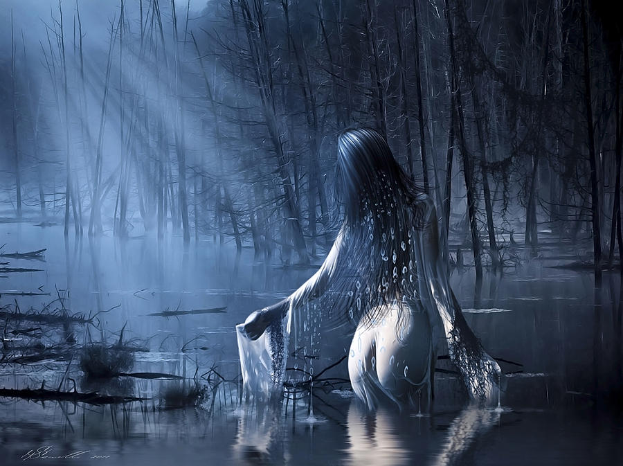 Fantasy Digital Art - The Siren by Svetlana Sewell