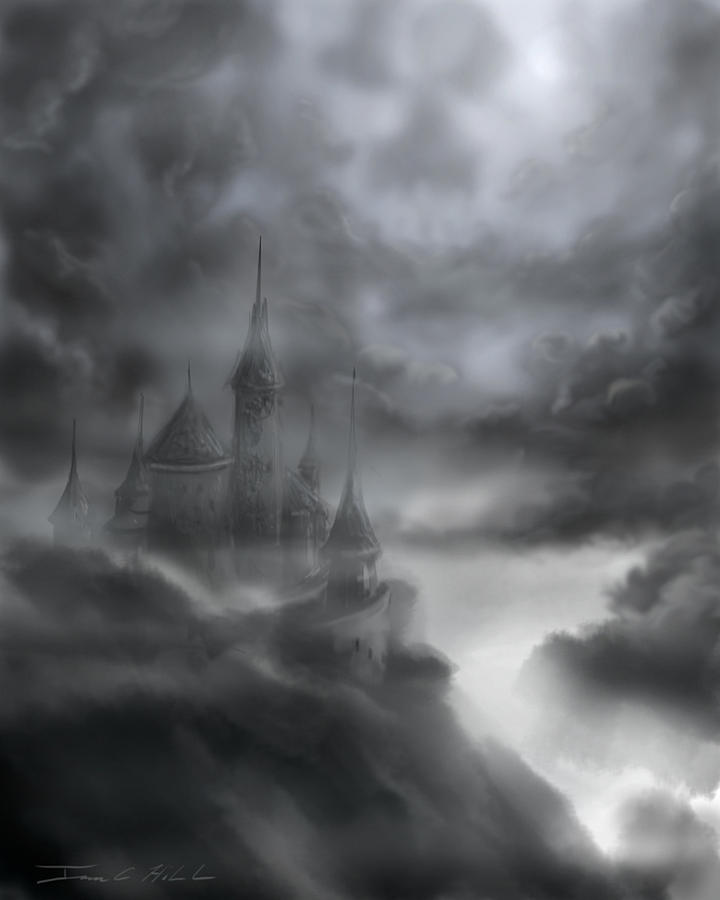 The Skull Castle Painting by James Christopher Hill - Pixels