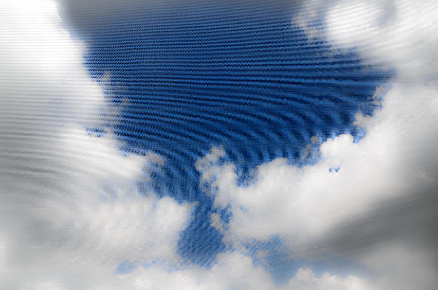 The sky and clouds - photo on canvas Photograph by Michael Goyberg