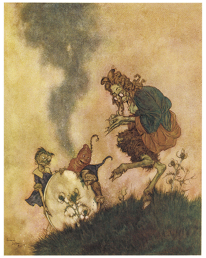 The Snow Queen Painting by Edmund Dulac