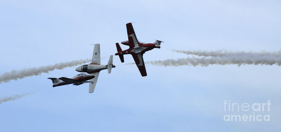 The Snowbirds More Fourplay Photograph by Bob Christopher
