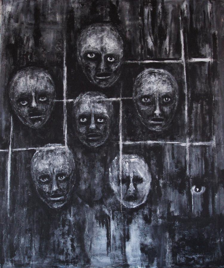 The sound of silence Painting by Katerina Apostolakou