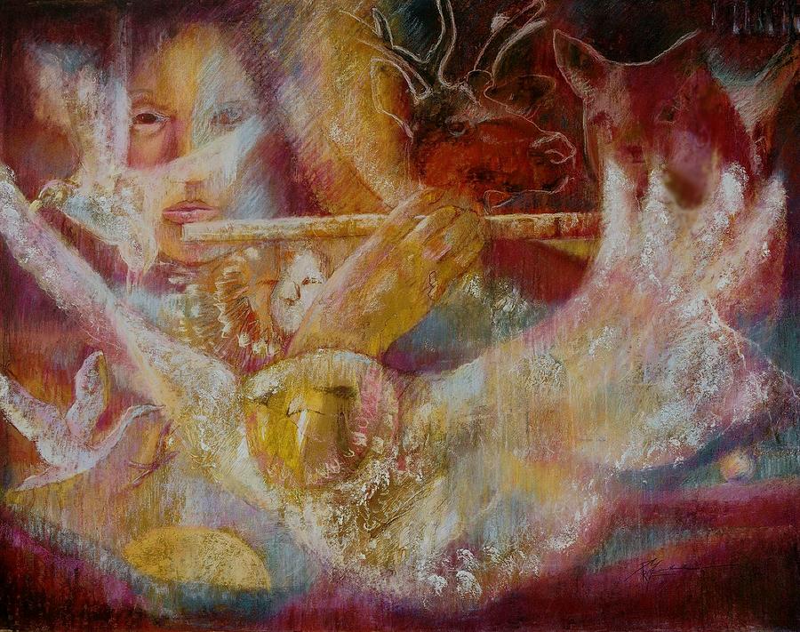 The Sound That Gathers All To The One Painting by Pamela Mccabe