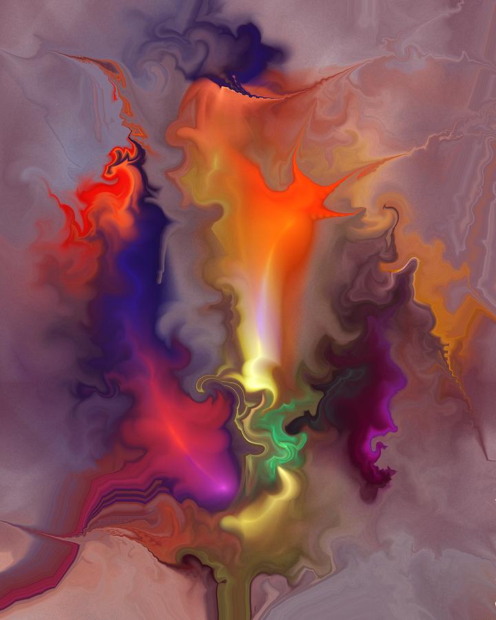 Abstract Digital Art - The Source by David Lane