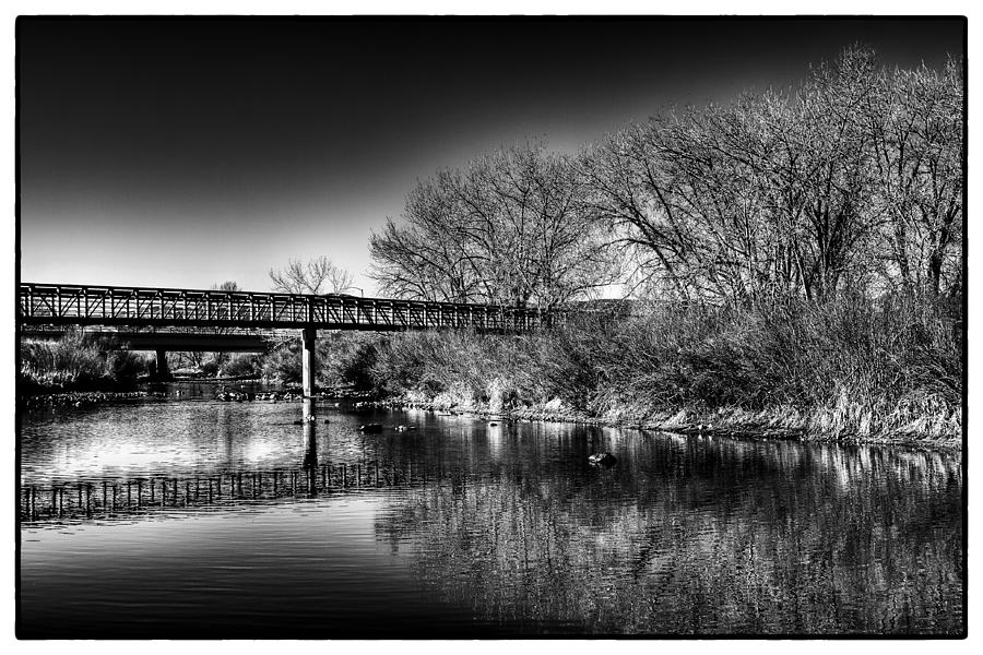 The South Platte Bridge Reflected Photograph by David Patterson