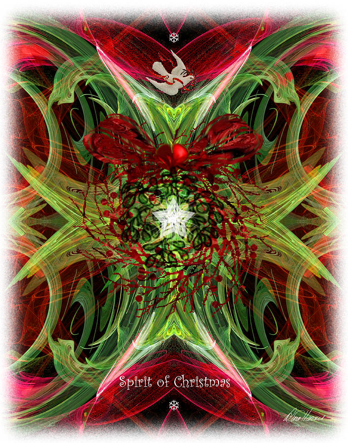 The Spirit of Christmas Digital Art by Diana Haronis