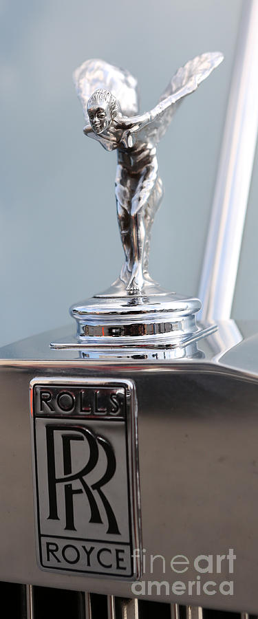 The Spirit of Ecstasy Hood Ornament   -    Rolls-Royce Silver Cloud Photograph by Lee Dos Santos