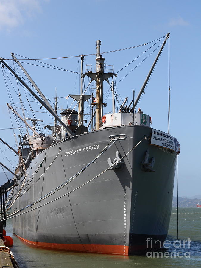 The SS Jeremiah Obrien Liberty Ship At Fishermans Wharf . San Francisco California . 7D14431 Photograph by Wingsdomain Art and Photography