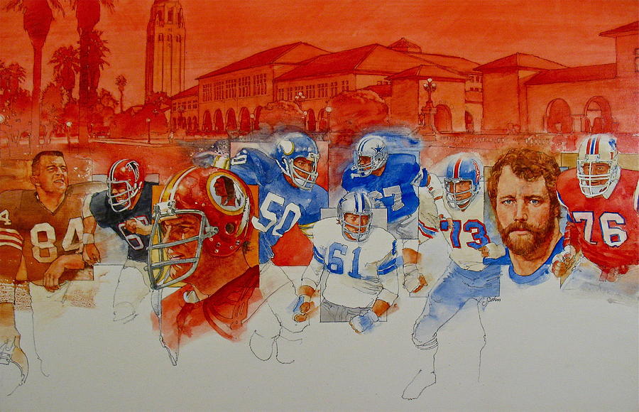 The Stanford Legacy  2 of 3 Painting by Cliff Spohn