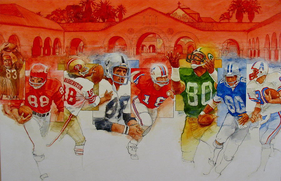 The Stanford Legacy  3 of 3 Painting by Cliff Spohn