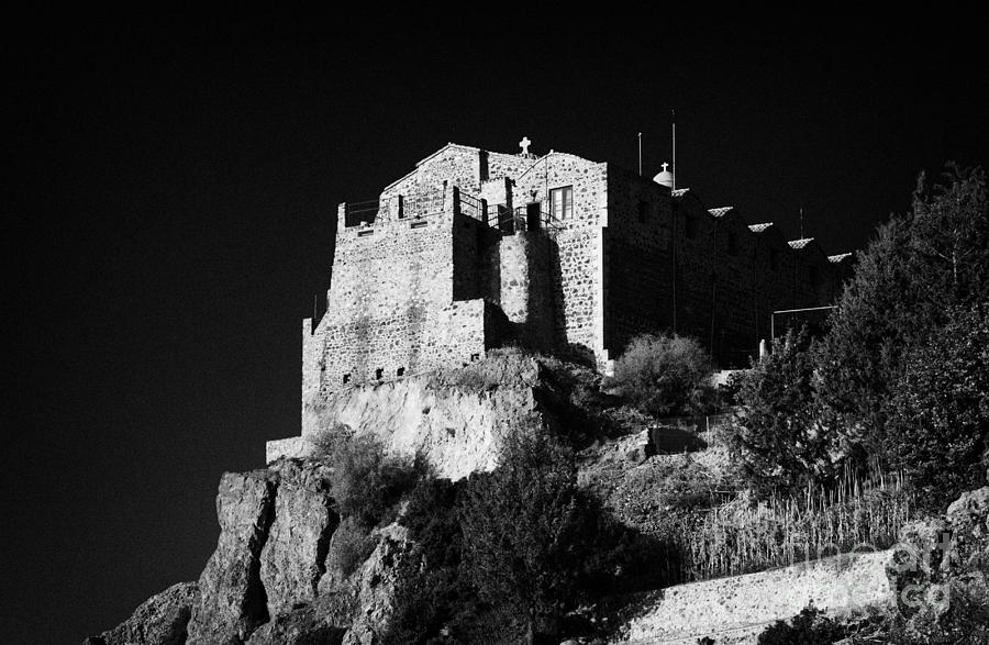 The Stavrovouni Monastery On The Mountaintop Founded In The 4th Century ...