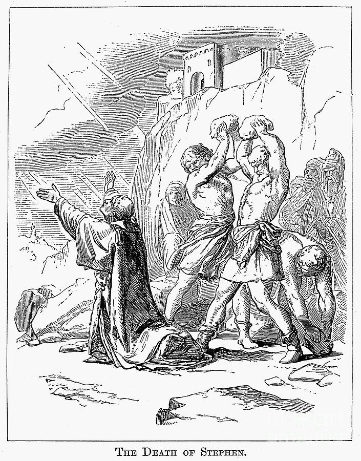 The Stoning Of St. Stephen Photograph by Granger