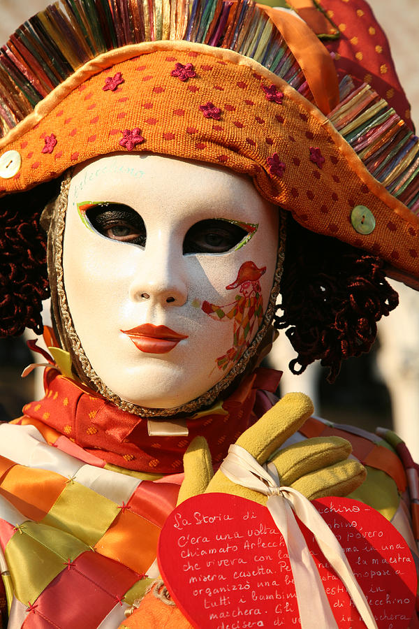 The Story of Arlecchino Portrait Photograph by Donna Corless