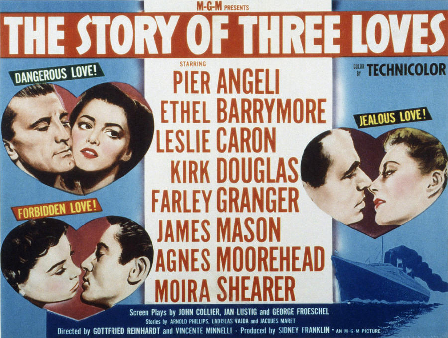 Movie Photograph - The Story Of Three Loves, Kirk Douglas by Everett