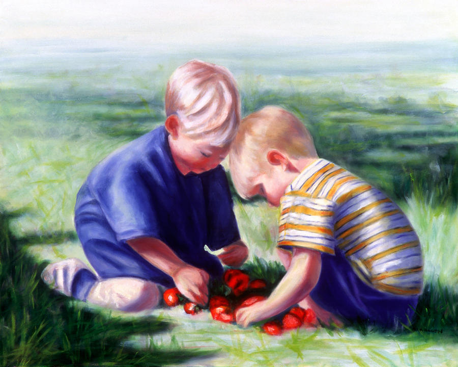The Strawberry Kings Painting