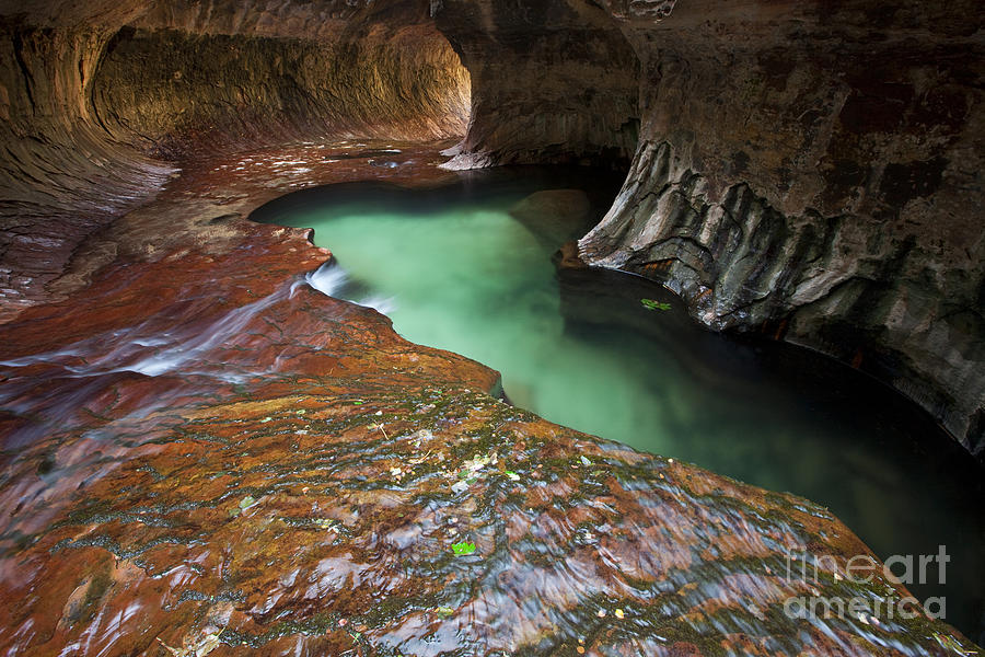 Zion National Park Photograph - The Subway by Keith Kapple