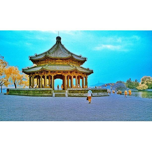 Cool Photograph - The Summer Palace, Located Northwest Of by Tommy Tjahjono