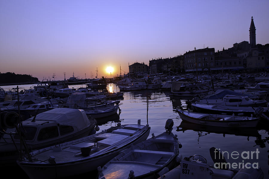 Sunset Photograph - The Sun Goes Down In Rovinj by Madeline Ellis