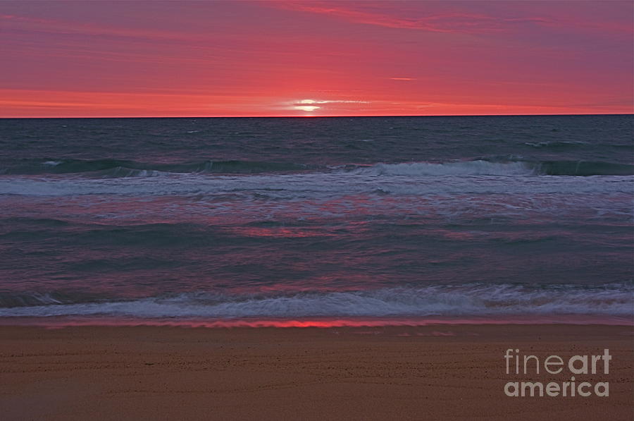 The Sunrise at Outer Banks Beach Photograph by Nicola Fiscarelli