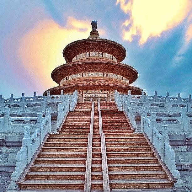 Summer Photograph - The Temple Of Heaven, Literally The by Tommy Tjahjono