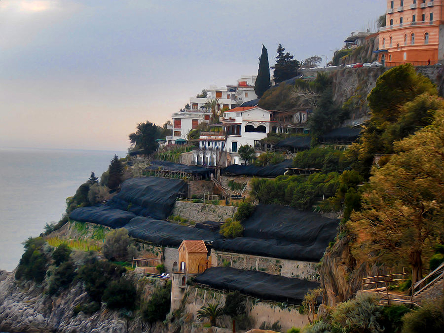 The Terraces of Amalfi Photograph by Bill Cannon