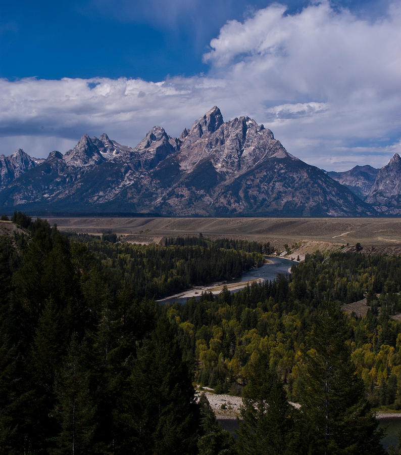 The Tetons - Il Photograph by Larry Carr