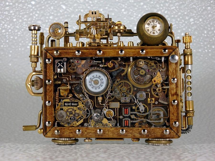 The Time Machine Sculpture - The Time Machine by Dmitriy Khristenko