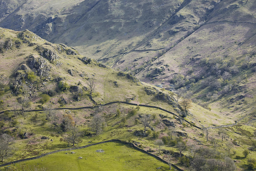 The Tongue And Lowther Brow In The Lake District Photograph by Julian Elliott Ethereal Light