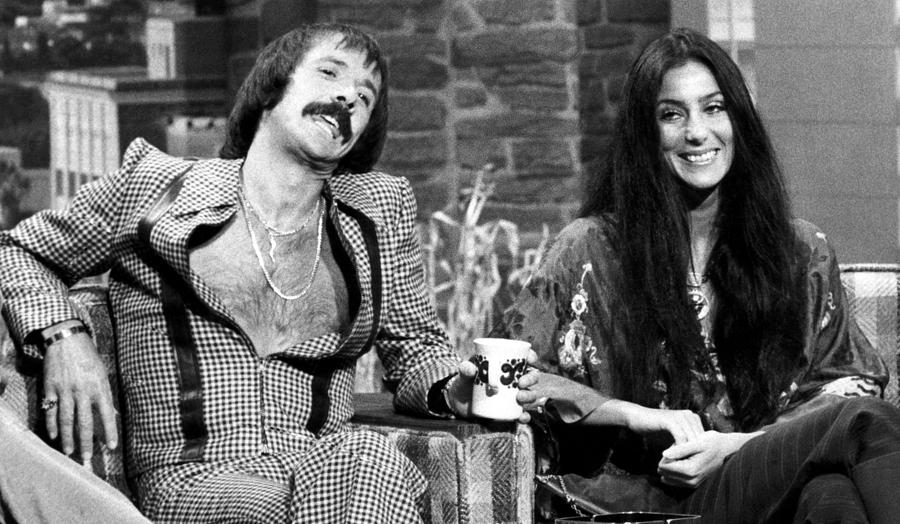 Bono Photograph - The Tonight Show, Sonny & Cher, 1975 by Everett