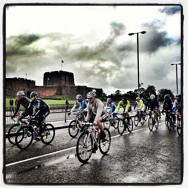 The Tour Of Britain Passes In Front Of Photograph by Mark Robertson
