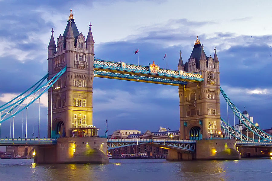 The Tower Bridge at Dusk Photograph by Artistic Photos