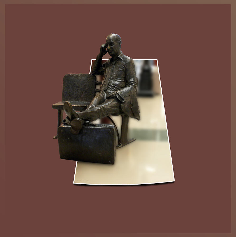 Airport Photograph - The Traveler by Thomas Woolworth