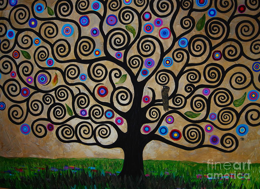 The Tree Of Life Painting By Samantha Black
