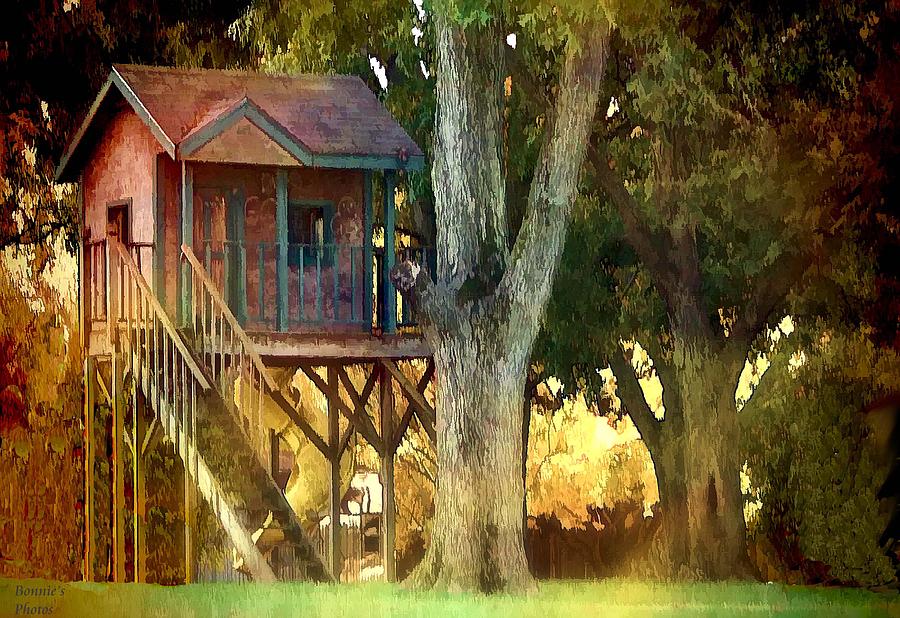 The Treehouse Photograph by Bonnie Willis