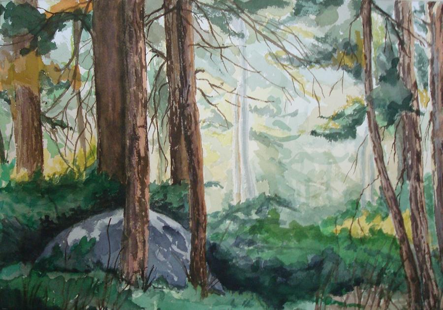 Tree Painting - The Trees At Posey by Sonja Guard