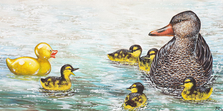The Ugly Duckling Painting by Beth Davies