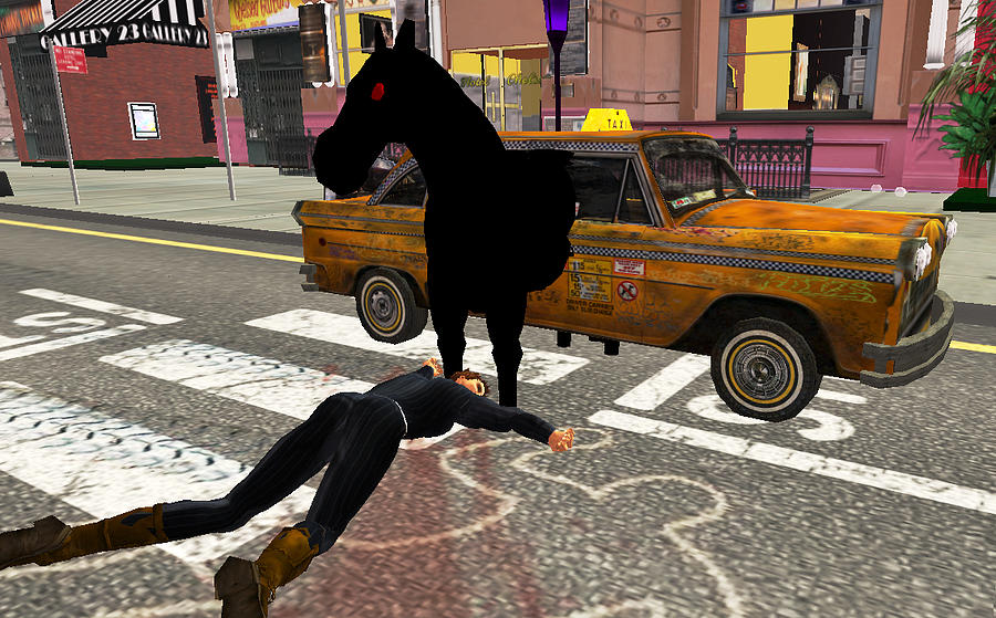 The Uncertainty of Horses Death and Taxis Photograph by Phil Strang
