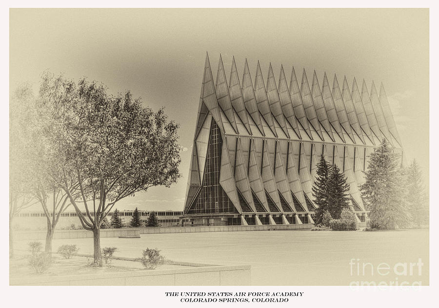 The United States Air Force Academy Chapel Photograph by David Bearden