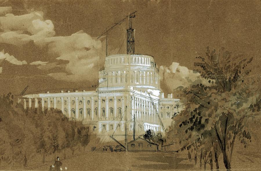 The Us Capitol Building Photograph by Everett