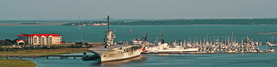 The USS Yorktown Photograph by Kathy Clark