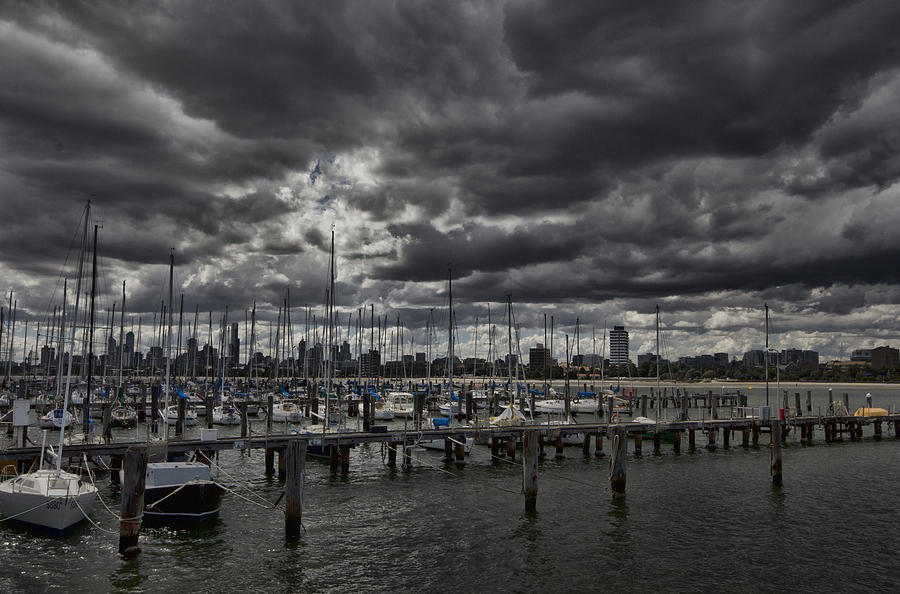Pier Photograph - The View from St Kilda Pier by Douglas Barnard