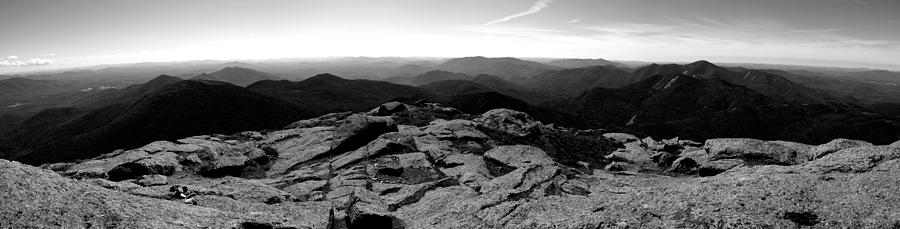 The View North From Mount Marcy Black and White Four Photograph by Joshua House