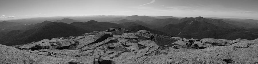 The View North From Mount Marcy Black and White Two Photograph by Joshua House